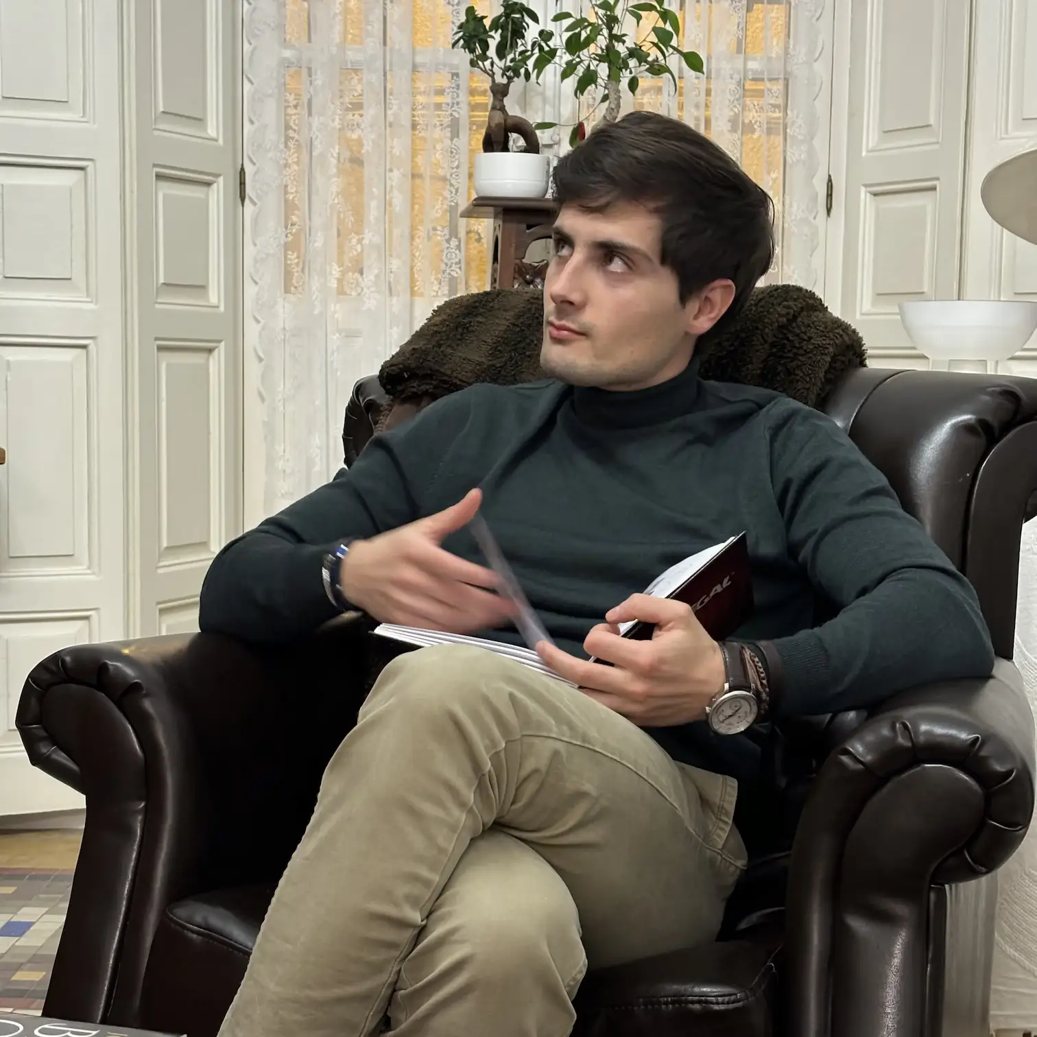 Fotografía de retrato de Manuel Álvarez